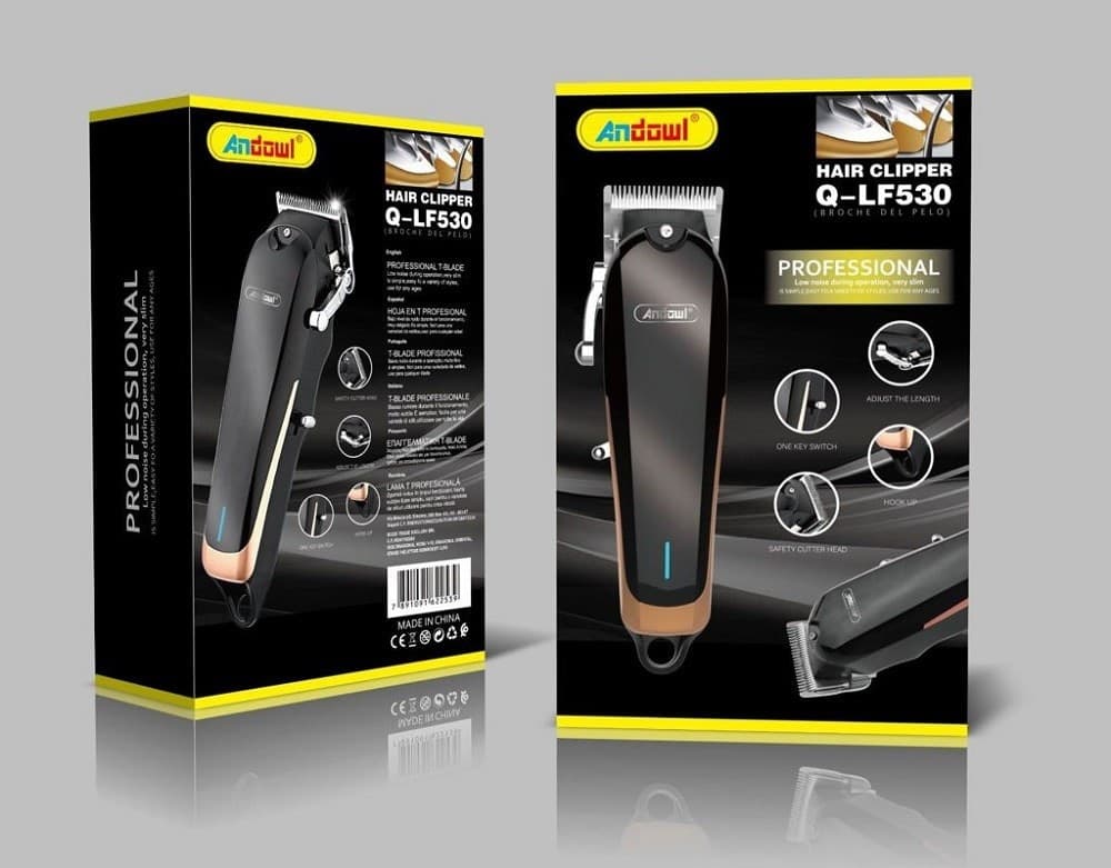 TAGLIACAPELLI PROFESSIONALE CLIPPER TRIMMER SILENZIOSO CON BATTERIA LED Q-LF530 - 12