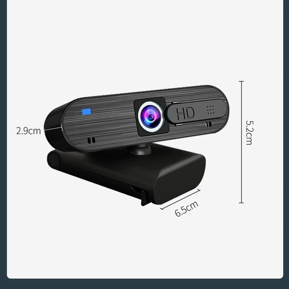 SMART WEBCAM 4K H703 CON MICROFONO INTEGRATO PER VIDEOCHIAMATE TRASMISSIONI LIVE - 11