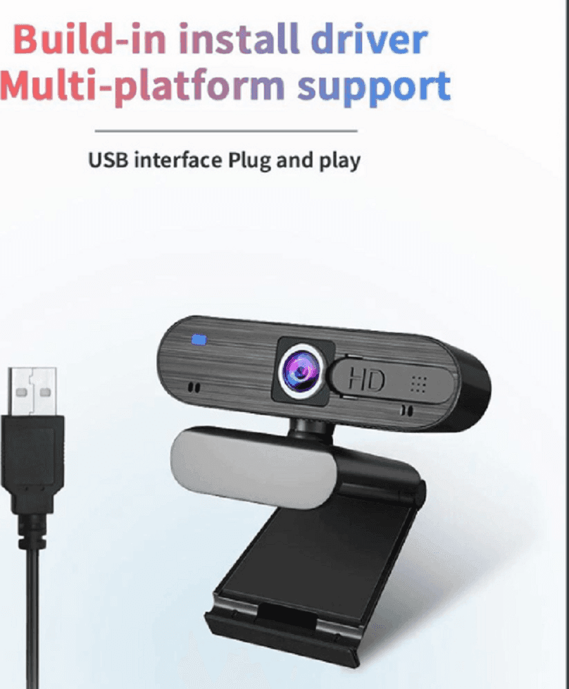 SMART WEBCAM 4K H703 CON MICROFONO INTEGRATO PER VIDEOCHIAMATE TRASMISSIONI LIVE - 5