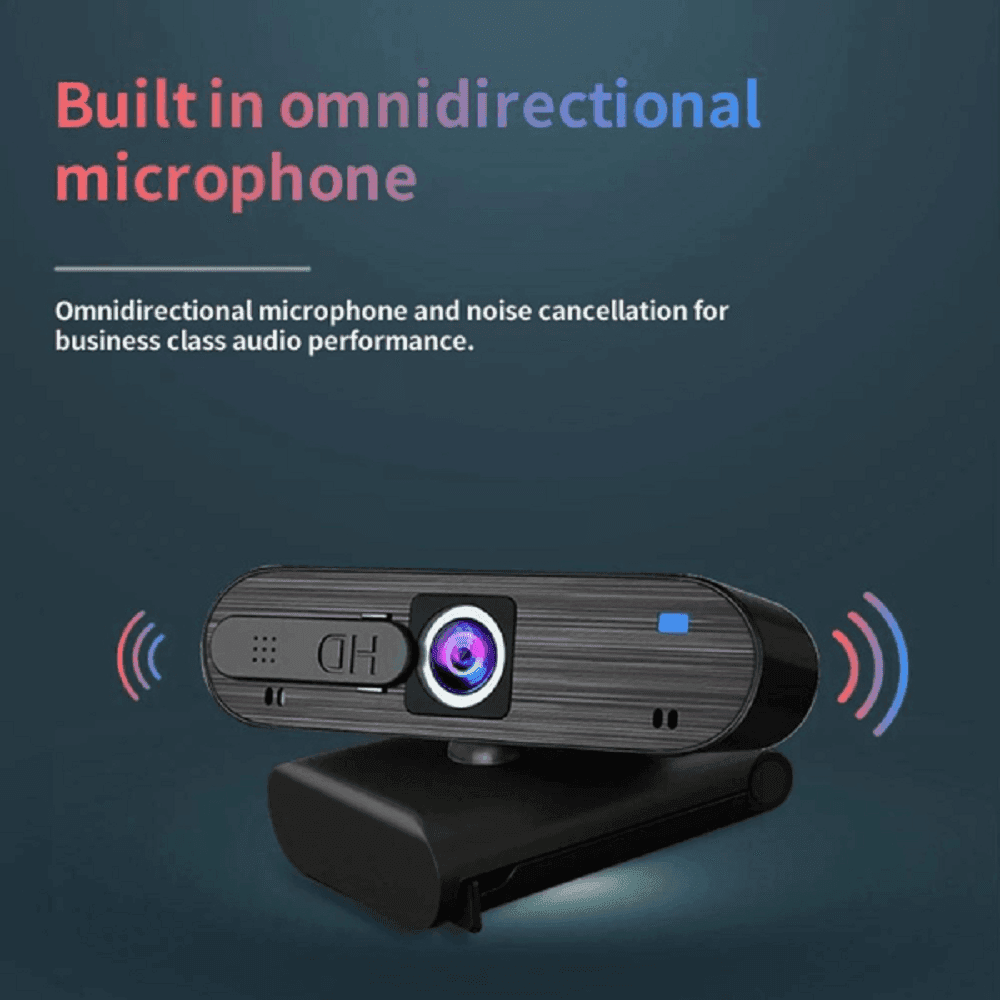 SMART WEBCAM 4K H703 CON MICROFONO INTEGRATO PER VIDEOCHIAMATE TRASMISSIONI LIVE - 6