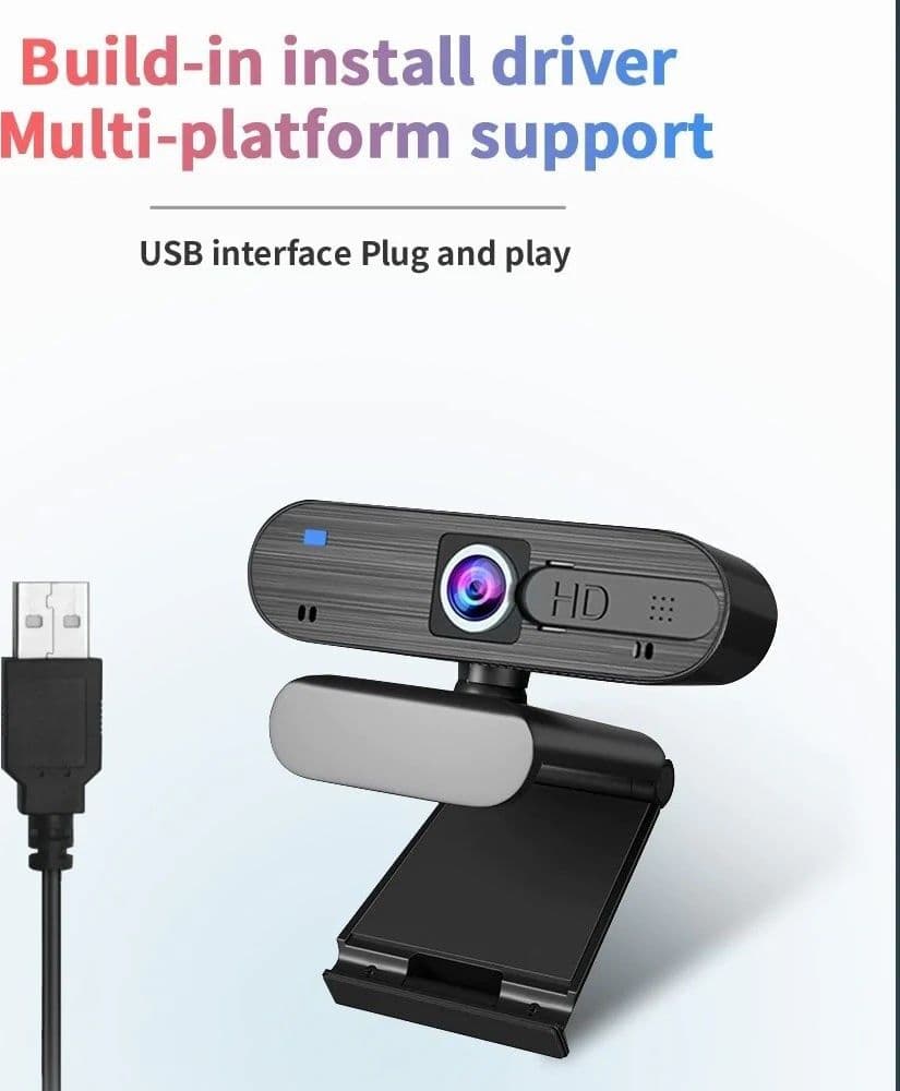 SMART WEBCAM 4K H703 CON MICROFONO INTEGRATO PER VIDEOCHIAMATE TRASMISSIONI LIVE - 10