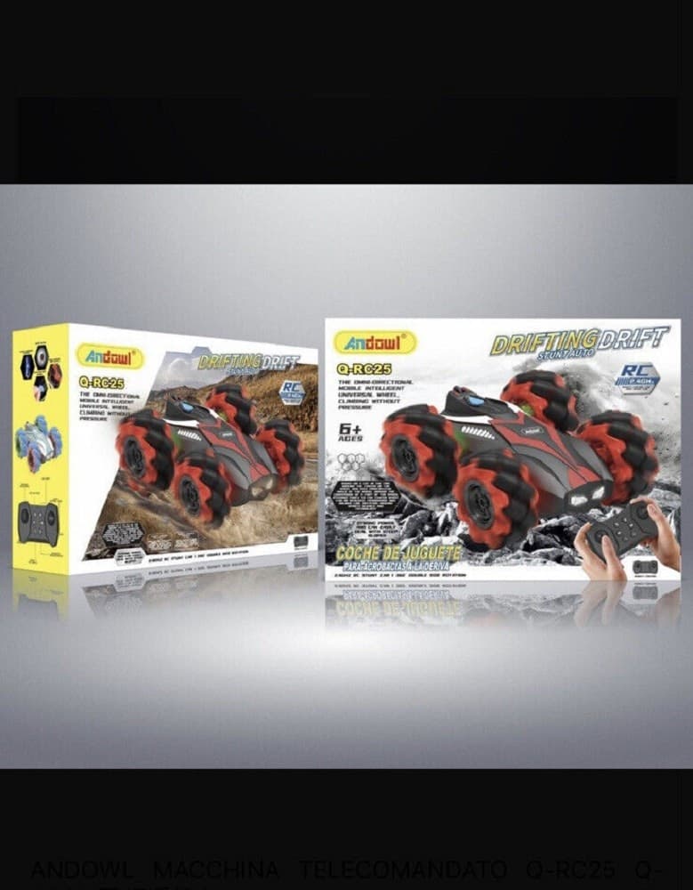 MACCHINA TELECOMANDATA RADIOCOMANDATA PER BAMBINI RC AUTO ACROBAZIE DRIFT Q-RC25 - 11