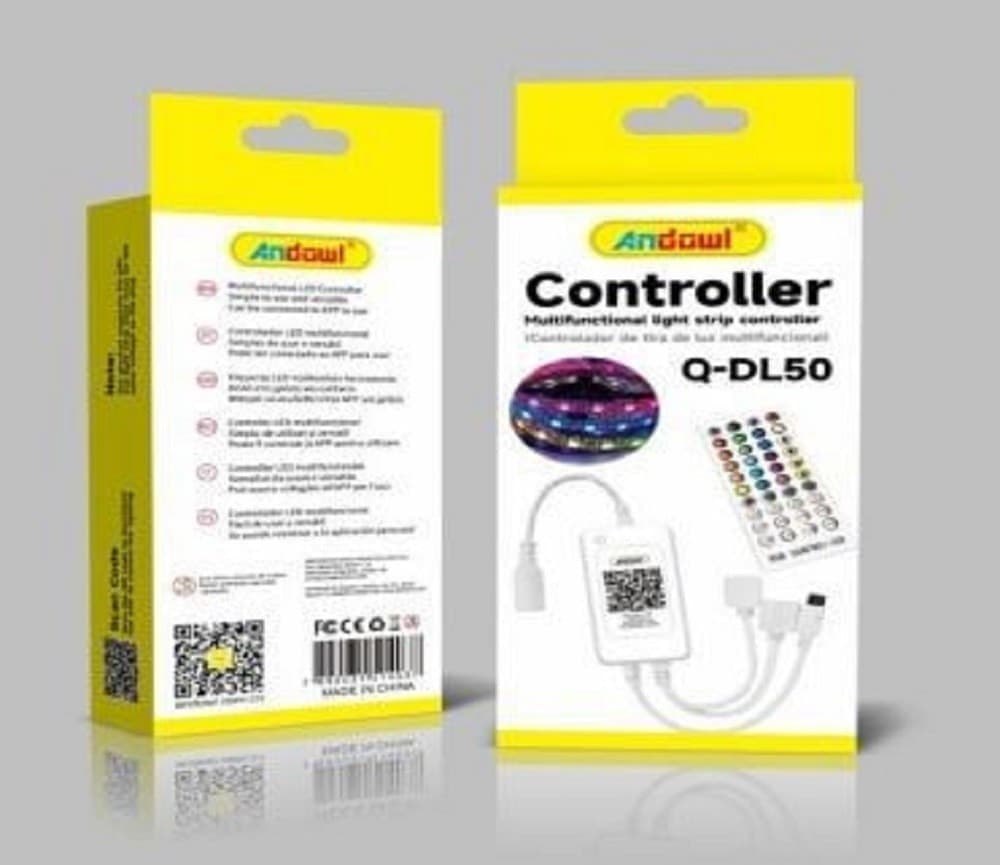 CONTROLLER WI-FI WIRELESS CON TELECOMANDO PER STRISCIA LED RGB 12V 6A Q-DL50 - 7