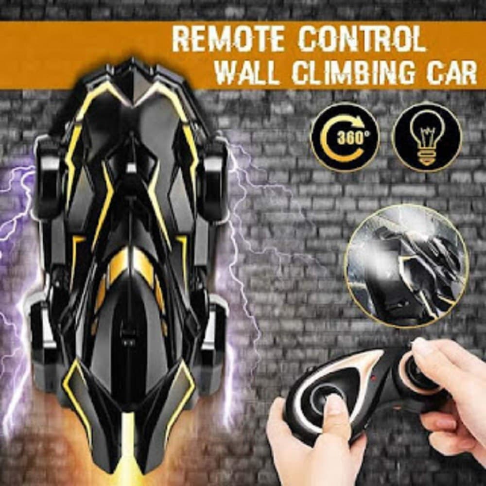 MACCHINA AUTO RC GIOCATTOLO ARRAMPICATA SU PARETE ANTIGRAVITÀ TELECOMANDO Q-WJ04 - 9