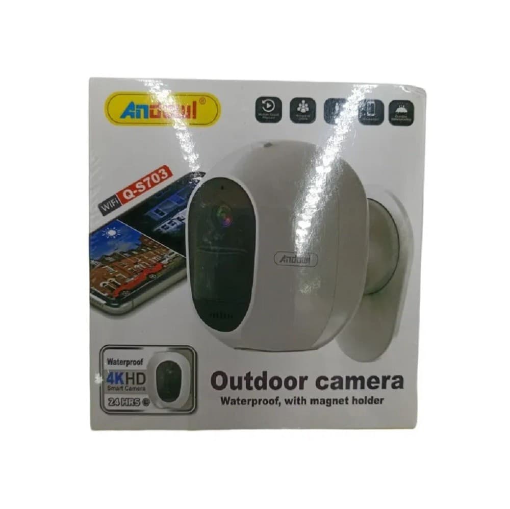TELECAMERA SORVEGLIANZA IP WIFI IMPERMEABILE VISIONE NOTTURNA HD ESTERNI Q-S703 - 21