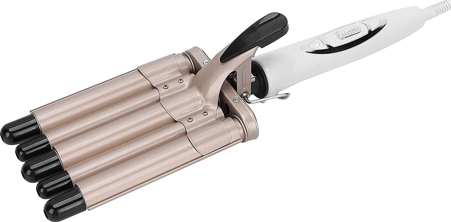 PIASTRA ARRICCIACAPELLI ONDULATI MOSSI 5 TUBI PROFESSIONALE DIAMETRO 30MM Q-M28 - 3