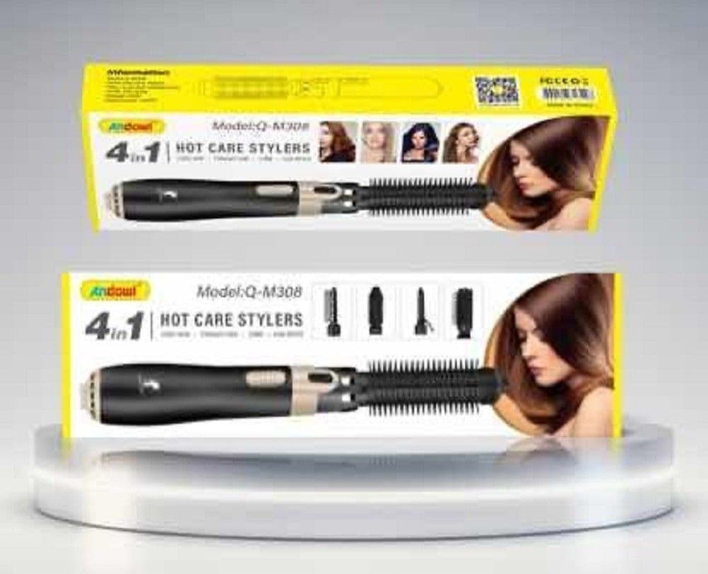 STYLER HOT CARE 4 IN 1 550 W SPAZZOLA PER CAPELLI PIASTRA ASCIUGACAPELLI Q-M308 - 16