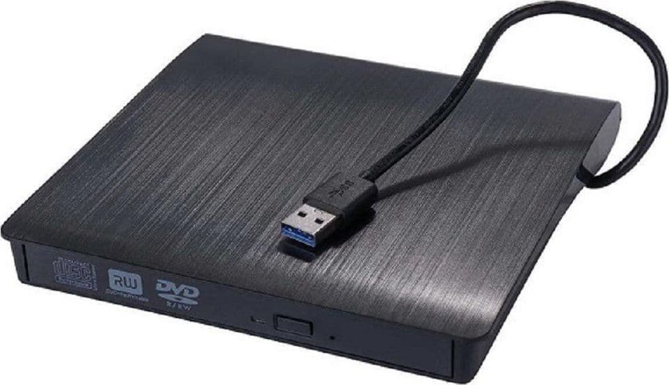 LETTORE MASTERIZZATORE DVD-RW ESTERNO PER DESKTOP LAPTOP USB 3.0 PORTATILE Q-T96 - 6