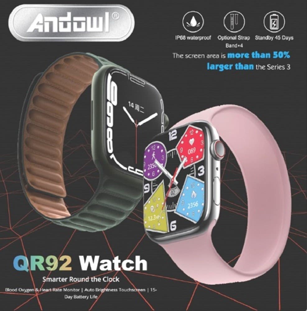 SMARTWATCH OROLOGIO INTELLIGENTE IP67 IMPERMEABILE BLUETOOTH 3.0 / 4.0 QR92 - 3