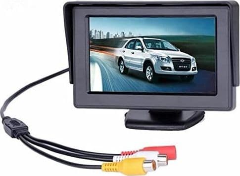 MONITOR PER AUTO SUV CAMIONCINO Q-CA901 DA 5" HD AV A COLORI TFT-LCD TELECAMERA - 17