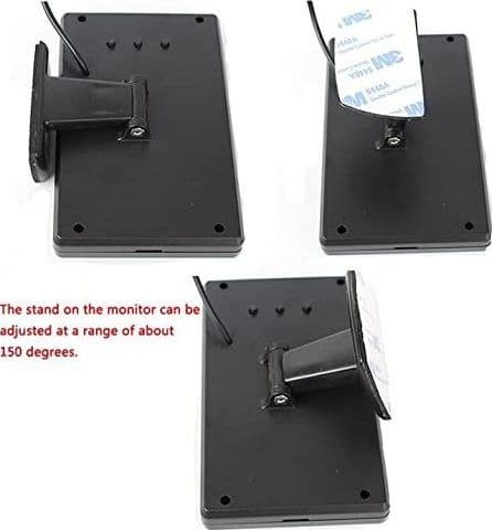 MONITOR PER AUTO SUV CAMIONCINO Q-CA901 DA 5" HD AV A COLORI TFT-LCD TELECAMERA - 10