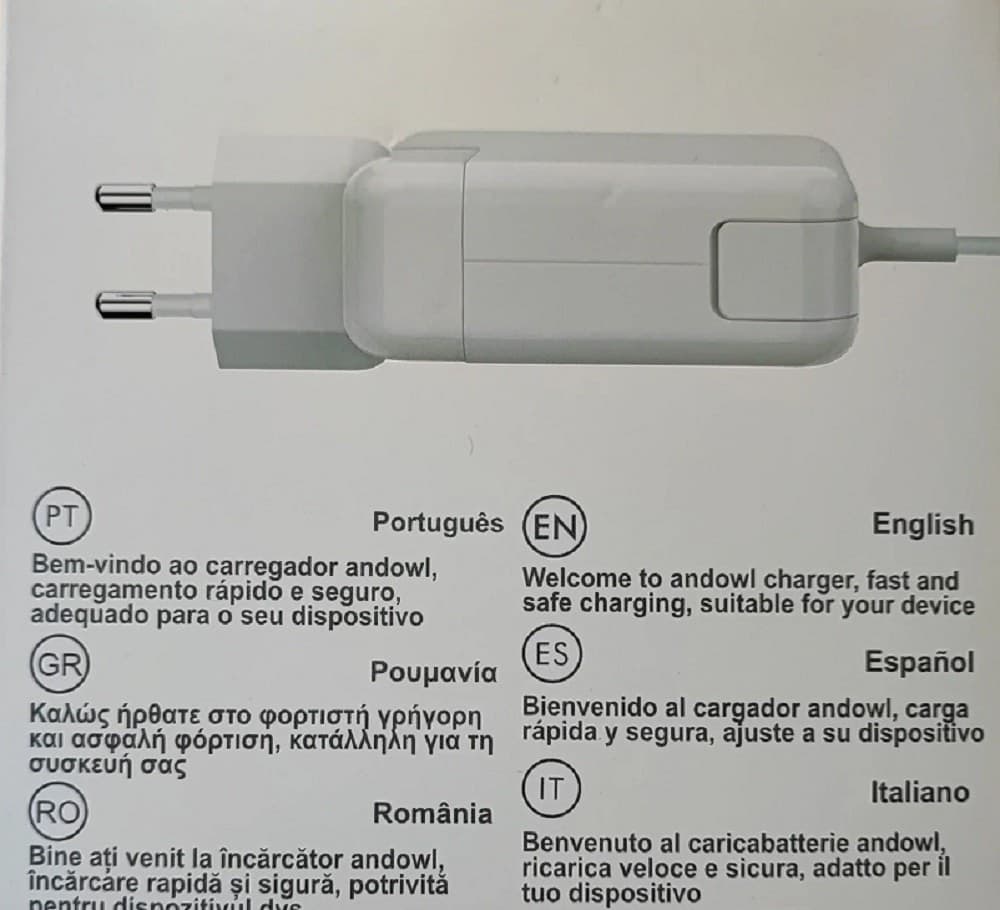CARICABATTERIE ADATTATORE CARICATORE CELLULARE ALTA VELOCITÀ TYPE-T 60 W Q-KC01 - 14