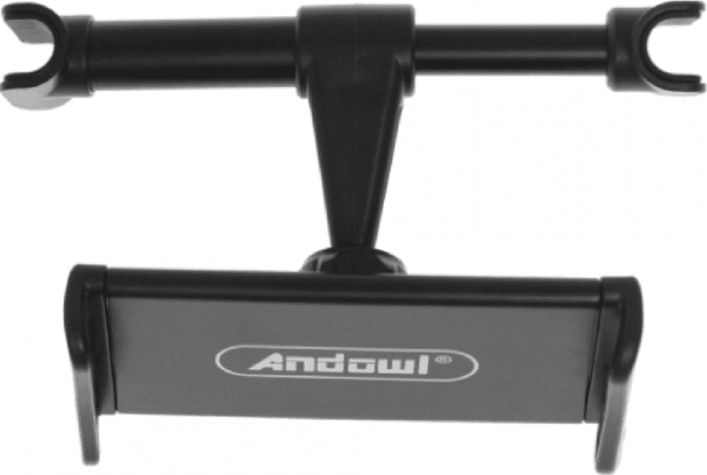 PORTACELLULARE TABLET SUPPORTO PER POGGIATESTA AUTO CON GANCI REGOLABILI Q-ZJ155 - 4