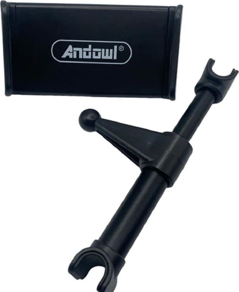 PORTACELLULARE TABLET SUPPORTO PER POGGIATESTA AUTO CON GANCI REGOLABILI Q-ZJ155 - 8