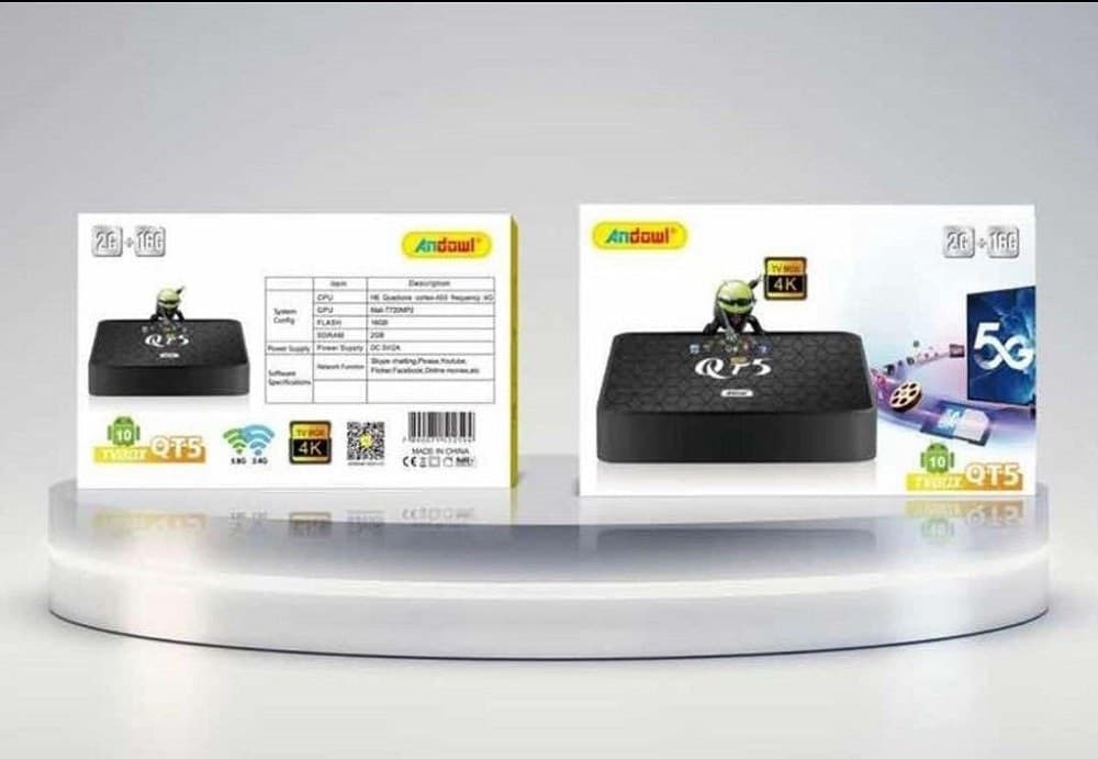 SMART TV BOX QT5 WIFI HDMI SUPPORTA 5G RISOLUZIONE 4K CONNETTIVITÀ BLUETOOTH WIFI - 3