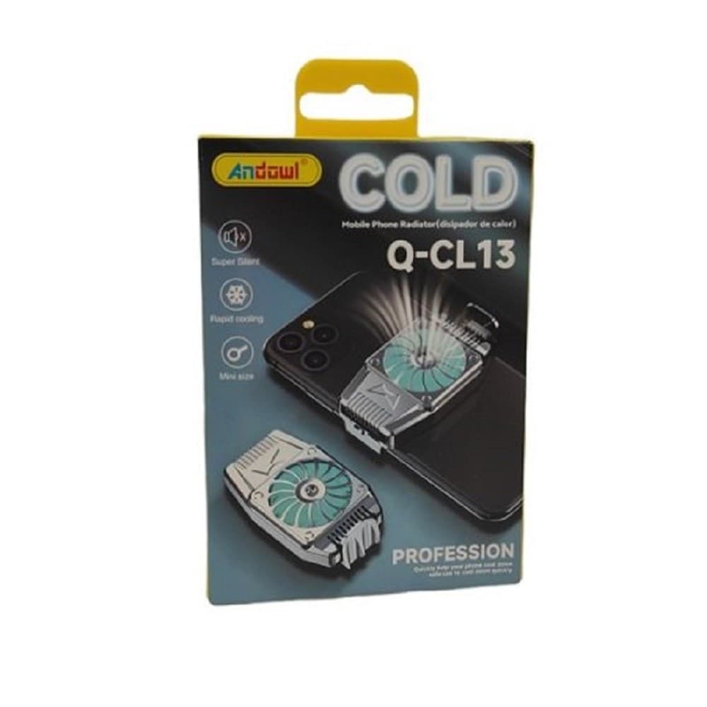 VENTOLA DI RAFFREDDAMENTO QCL13 USB LED BLU 5V VENTOLA SUPPORTO PER SMARTPHONE - 6