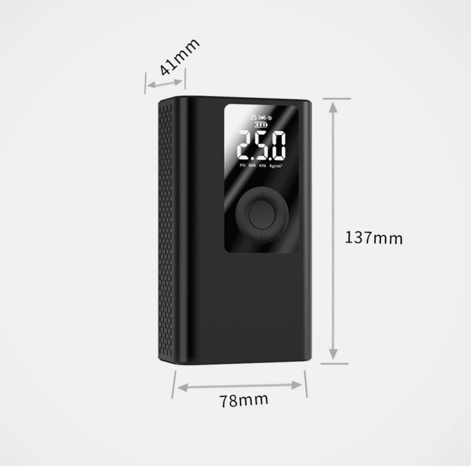 POWERBANK 4000MAH COMPRESSORE D'ARIA A BATTERIA DIGITALE POMPA 5V 2 IN 1 Q-DQ555 - 4