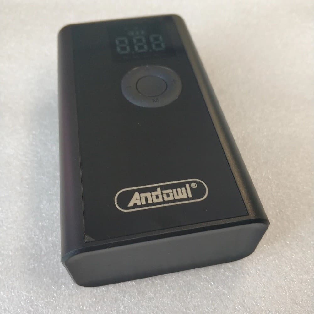 POWERBANK 4000MAH COMPRESSORE D'ARIA A BATTERIA DIGITALE POMPA 5V 2 IN 1 Q-DQ555 - 16