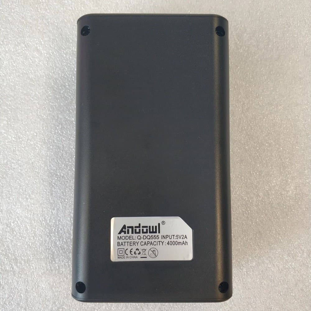 POWERBANK 4000MAH COMPRESSORE D'ARIA A BATTERIA DIGITALE POMPA 5V 2 IN 1 Q-DQ555 - 20