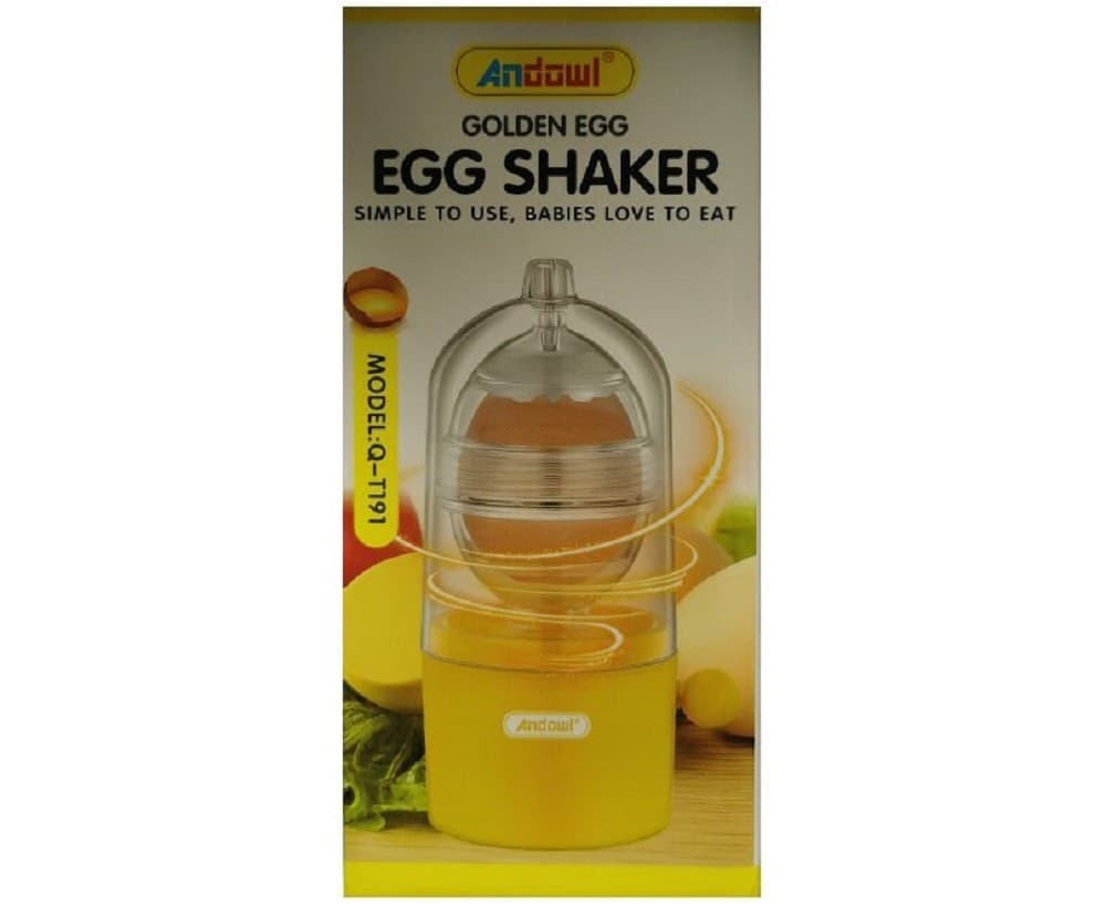 SCUOTITORE AGITATORE FRULLINO PER UOVA IN PLASTICA SCUOTIUOVA MANUALE Q-T191 - 19
