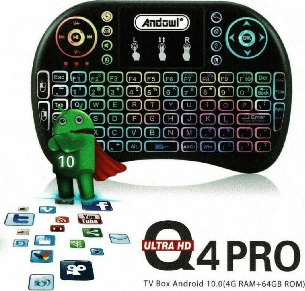 TV BOX HDMI BLUETOOTH 4GB RAM 64GB ROM 6K ULTRA HD TRASFORMA TV ANDROID TV Q4PRO - 5