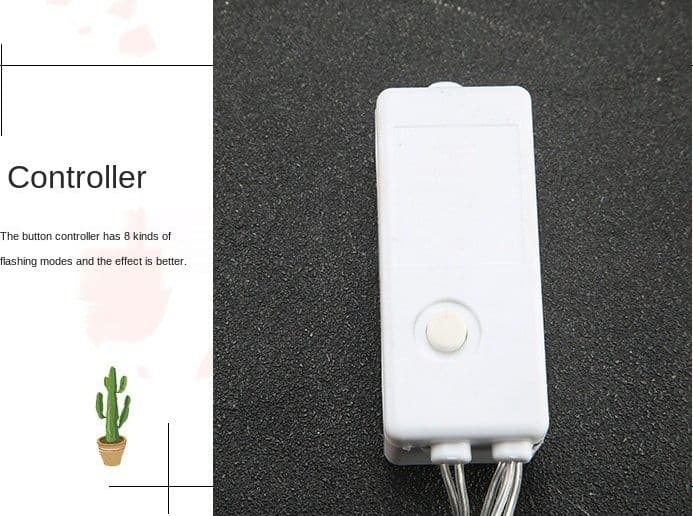 TENDA LUMINOSA 10 PALLINE DI NATALE 3 METRI CON NEVE LUCE LED CALDA FREDDA RGB - 8