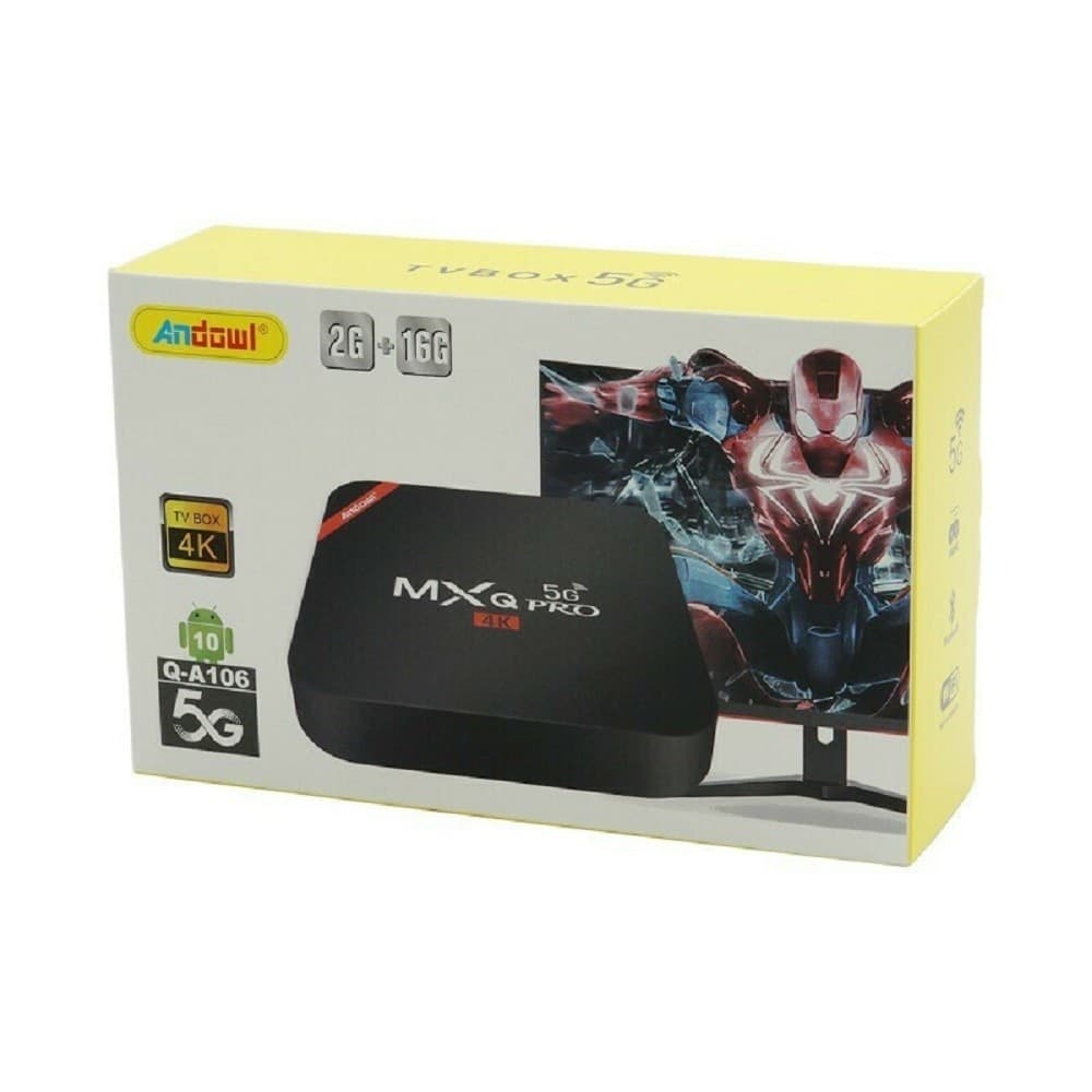 TV BOX Q-A106 MXQ PRO 4K ULTRA HD SISTEMA OPERATIVO ANDROID 10.0 2GB RAM 16GB - 6
