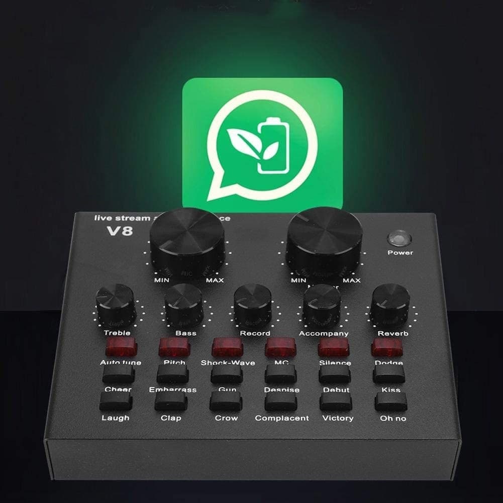 SCHEDA AUDIO SUONO ESTERNA BLUETOOTH USB PER STREAMING LIVE SU CELLULARE Q-MIC1 - 4