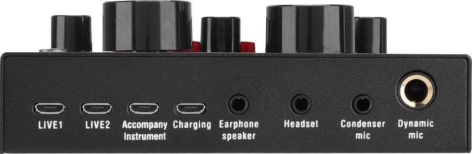 SCHEDA AUDIO SUONO ESTERNA BLUETOOTH USB PER STREAMING LIVE SU CELLULARE Q-MIC1 - 8
