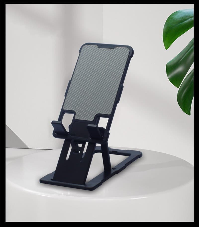 SUPPORTO DA SCRIVANIA PORTA CELLULARE TABLET DA 4" UFFICIO ULTRA SOTTILE Q-ZJ302 - 2