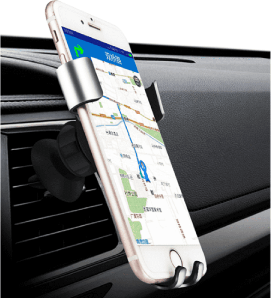 SUPPORTO DA AUTO PER CELLULARE GPS PORTACELLULARE PRESA D'ARIA ERGONOMICO Q-ZG54 - 4