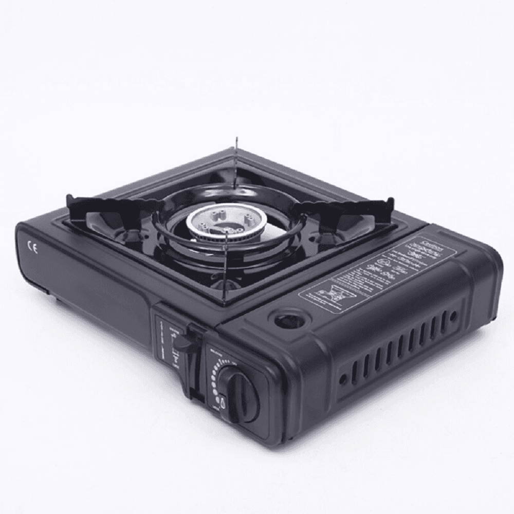 FORNELLO ACCIAIO A GAS Q-WS155 CAMPEGGIO CASA PORTATILE 2900W PIANO COTTURA CUCINA - 4