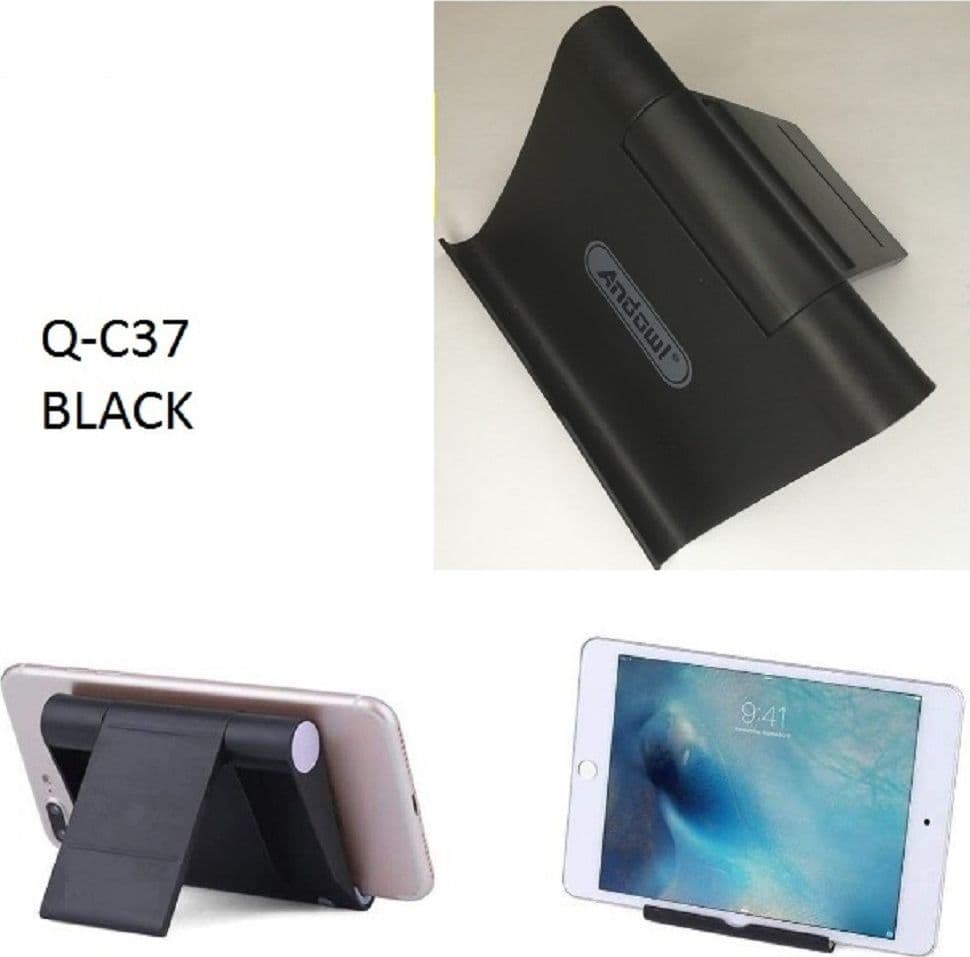 SUPPORTO STAFFA REGOLABILE CELLULARE TABLET UNIVERSALE PORTATILE SCRIVANIA Q-C37 - 5