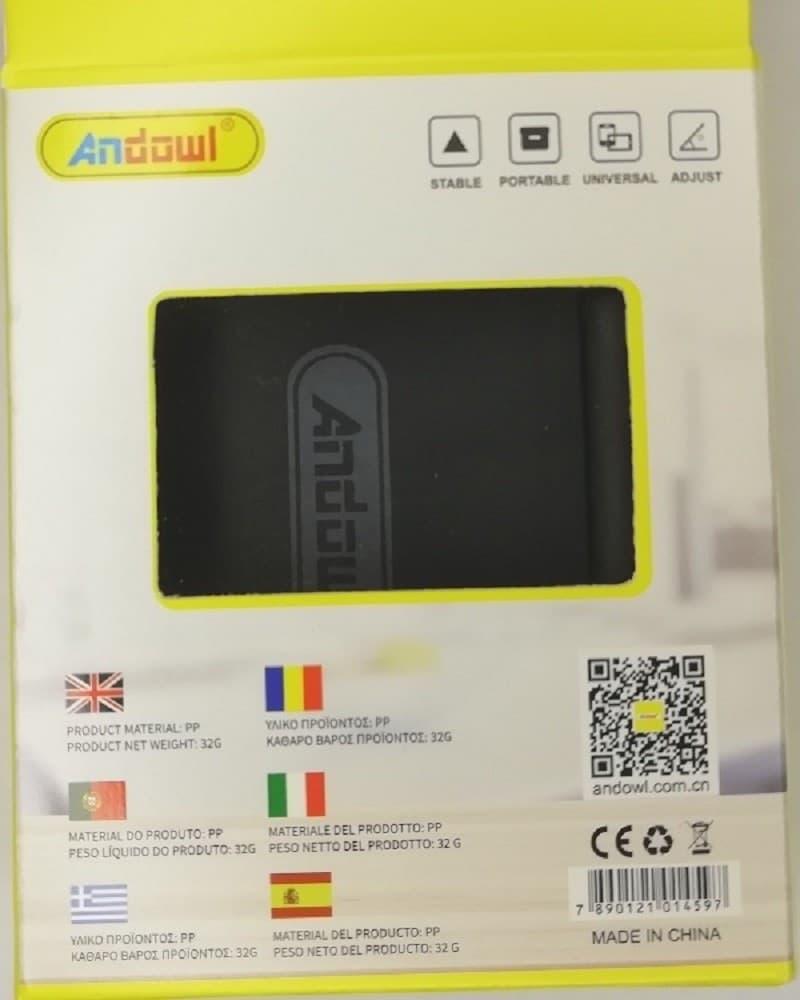 SUPPORTO STAFFA REGOLABILE CELLULARE TABLET UNIVERSALE PORTATILE SCRIVANIA Q-C37 - 6