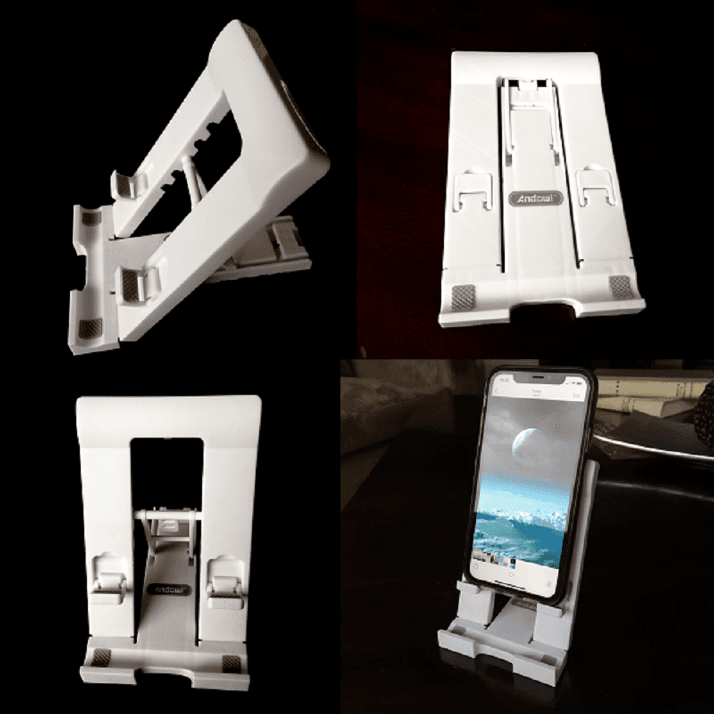 SUPPORTO PER TELEFONI CELLULARI TABLET DA TAVOLO Q-ZJ303 BASE MOBILE PIEGHEVOLE - 11