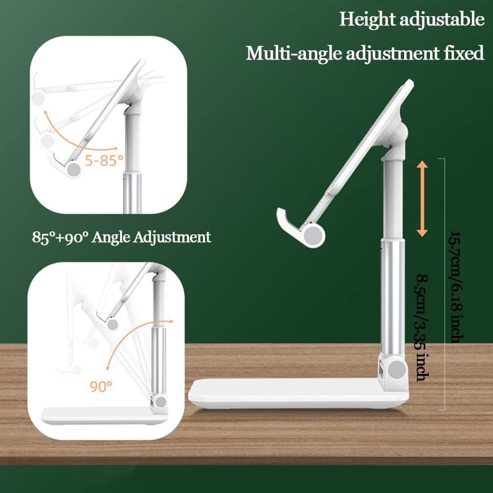 SUPPORTO PER TELEFONI CELLULARI TABLET DA TAVOLO Q-ZJ303 BASE MOBILE PIEGHEVOLE - 5