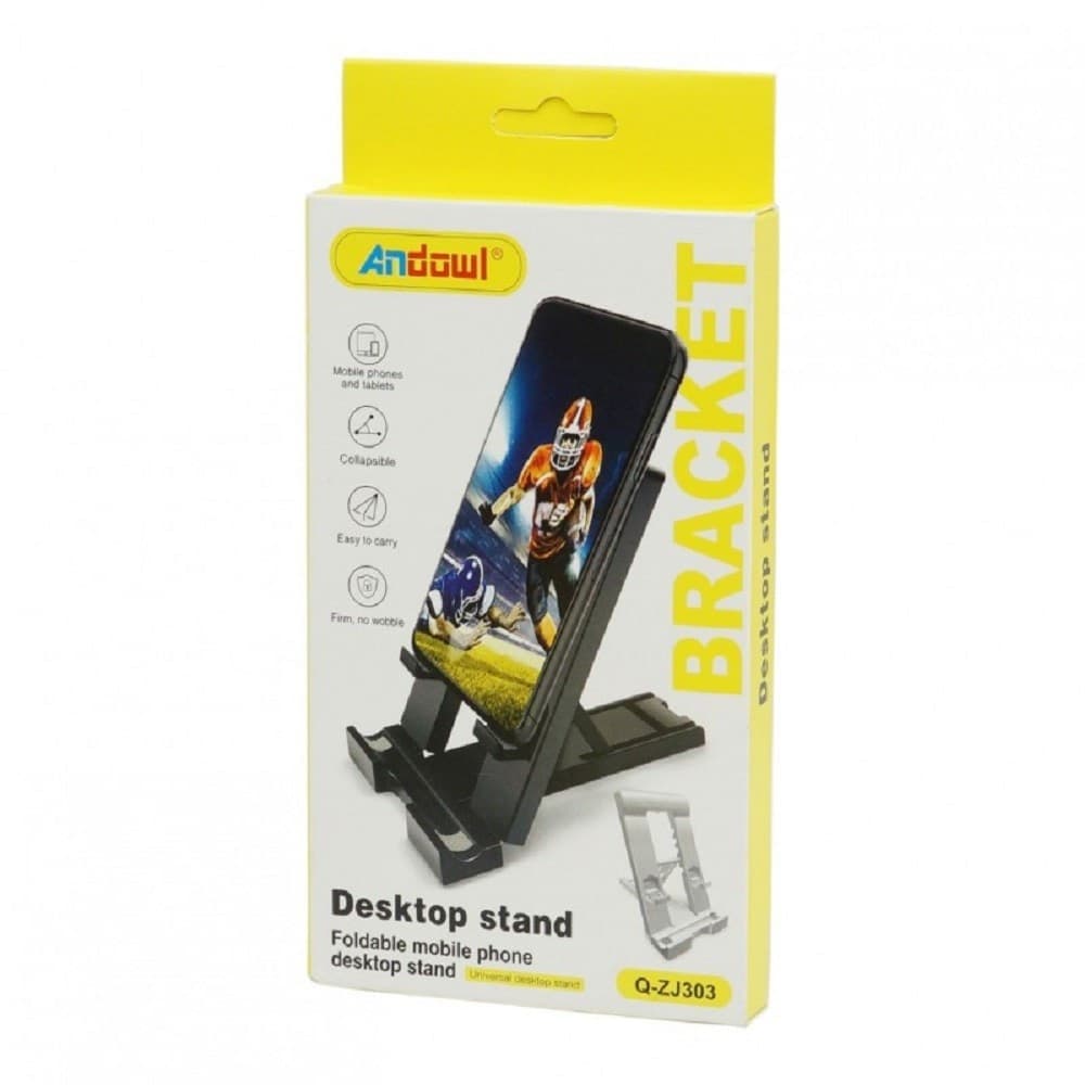 SUPPORTO PER TELEFONI CELLULARI TABLET DA TAVOLO Q-ZJ303 BASE MOBILE PIEGHEVOLE - 9