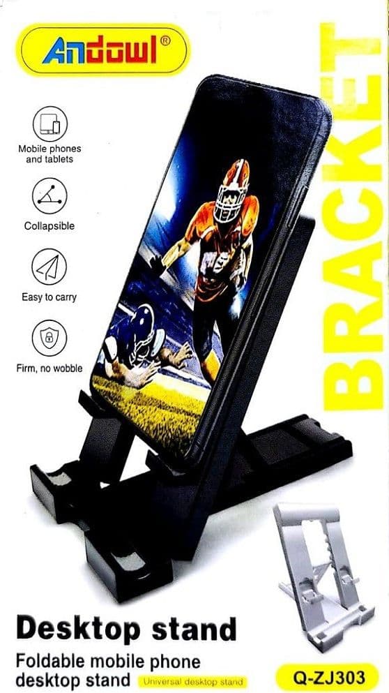 SUPPORTO PER TELEFONI CELLULARI TABLET DA TAVOLO Q-ZJ303 BASE MOBILE PIEGHEVOLE - 10