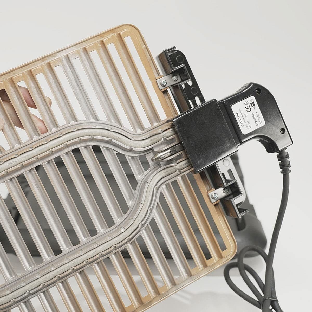 GRIGLIA ELETTRICA ANTIFUMO 1000W Q-HB67 GRILL SENZA FUMI PIASTRA ANTIADERENTE - 8