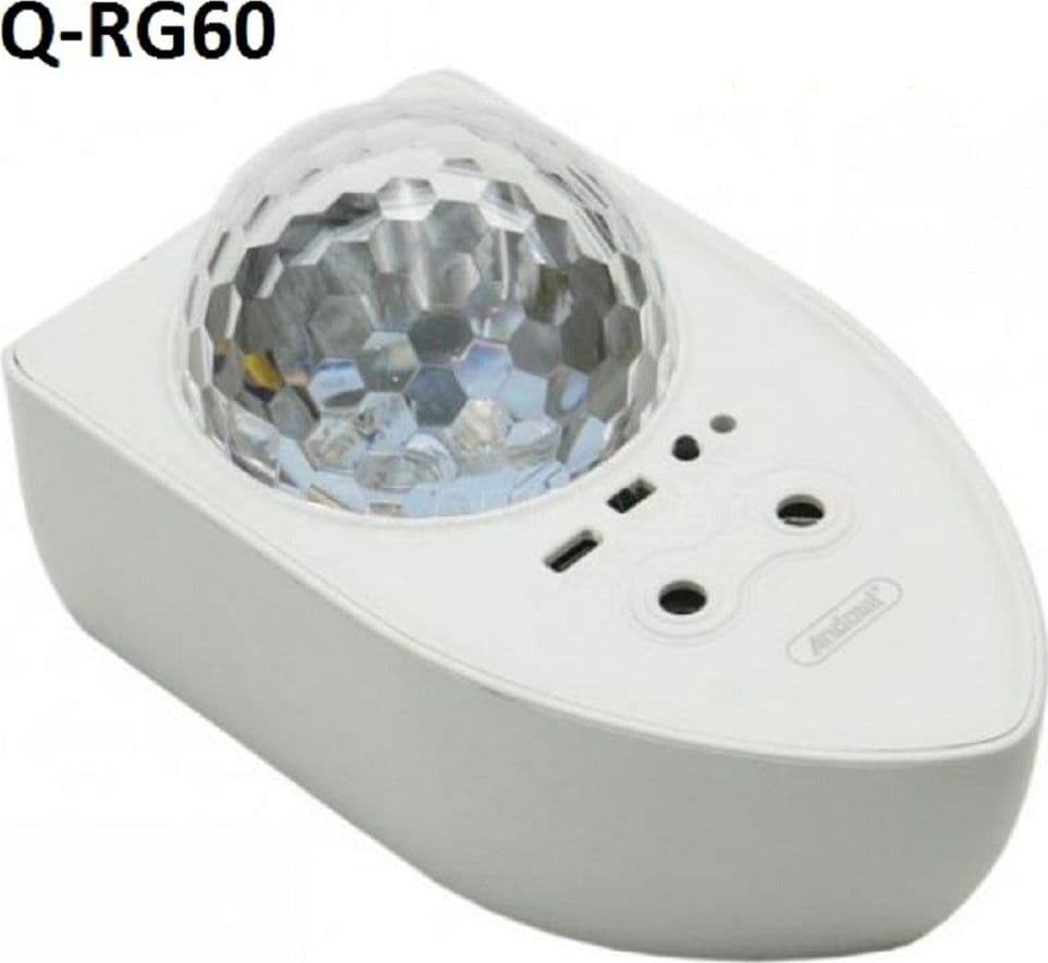 LAMPADA PROIETTORE STELLA LED CON TELECOMANDO RGB Q-RG60 ALTOPARLANTE WIRELESS - 4