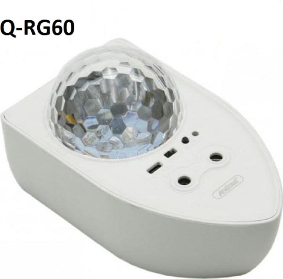 LAMPADA PROIETTORE STELLA LED CON TELECOMANDO RGB Q-RG60 ALTOPARLANTE WIRELESS - 4