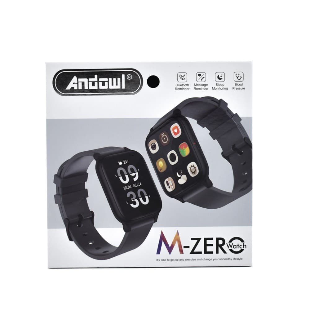 SMART WATCH OROLOGIO MONITOR DEL SONNO CONTAPASSI FREQUENZA CARDIACA M-ZERO - 4