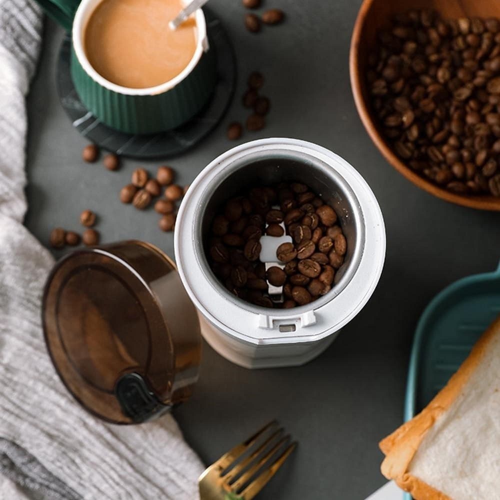 MACINA CAFFÈ SPEZIE PEPE NOCI FRUTTA ELETTRICO 150W CAPACITÀ 50G Q-YM188 MACININO - 5