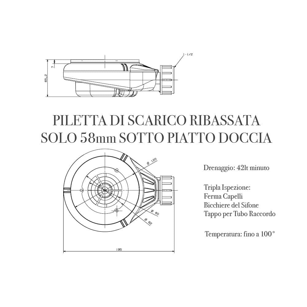 Piatto Doccia Mineralmarmo Griglia Laterale inox Moka Moon Fai da te/Attrezzature per cucine e bagni/Attrezzature per bagni/Docce e componenti doccia/Piatti doccia StileBagno - Roma, Commerciovirtuoso.it