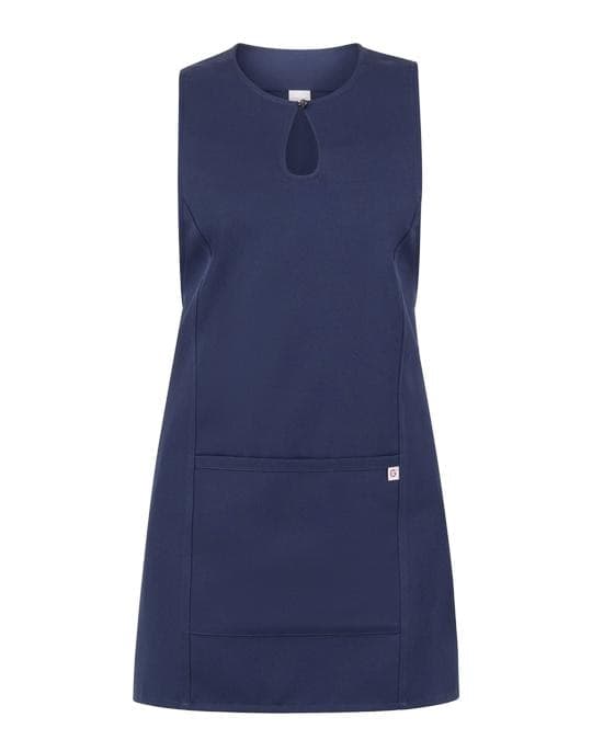 Scamiciato Gioia Blu Grembiule Smanicato Donna Camereira Estetica Acconciature Pulizie - 2