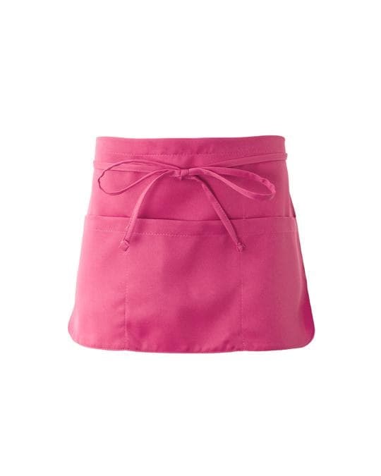 Grembiule Pub Fucsia con Tasche Grembiule Corto Bar Caffè Gelateria - 2