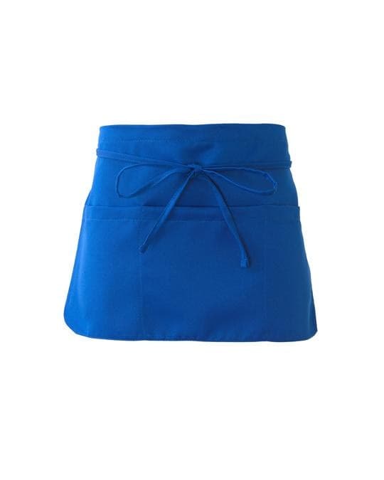 Grembiule Pub Royal Azzurro con Tasche Grembiule Corto Bar Caffè Gelateria - 2