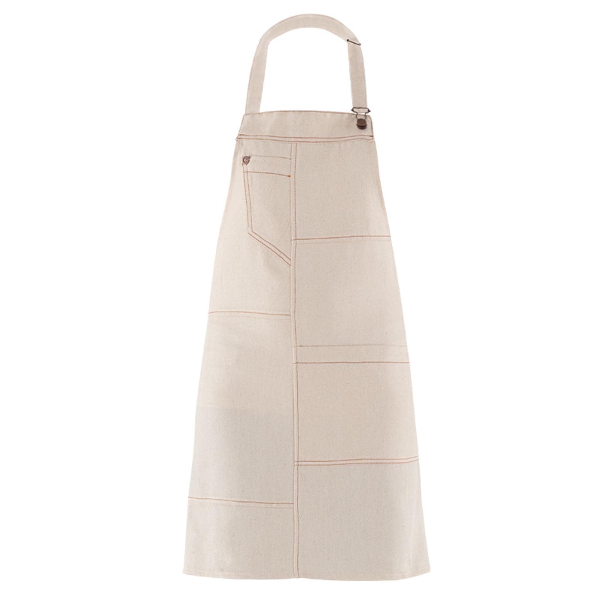 Grembiule Colorado Beige Grambiule con Pettorina Cameriere Estetica Acconciature - 2