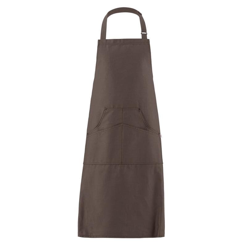 Grembiule Chicago Tortora Grembiule Cuoco con Tasconi Regolabile Pettorina Cameriere Osteria - 2