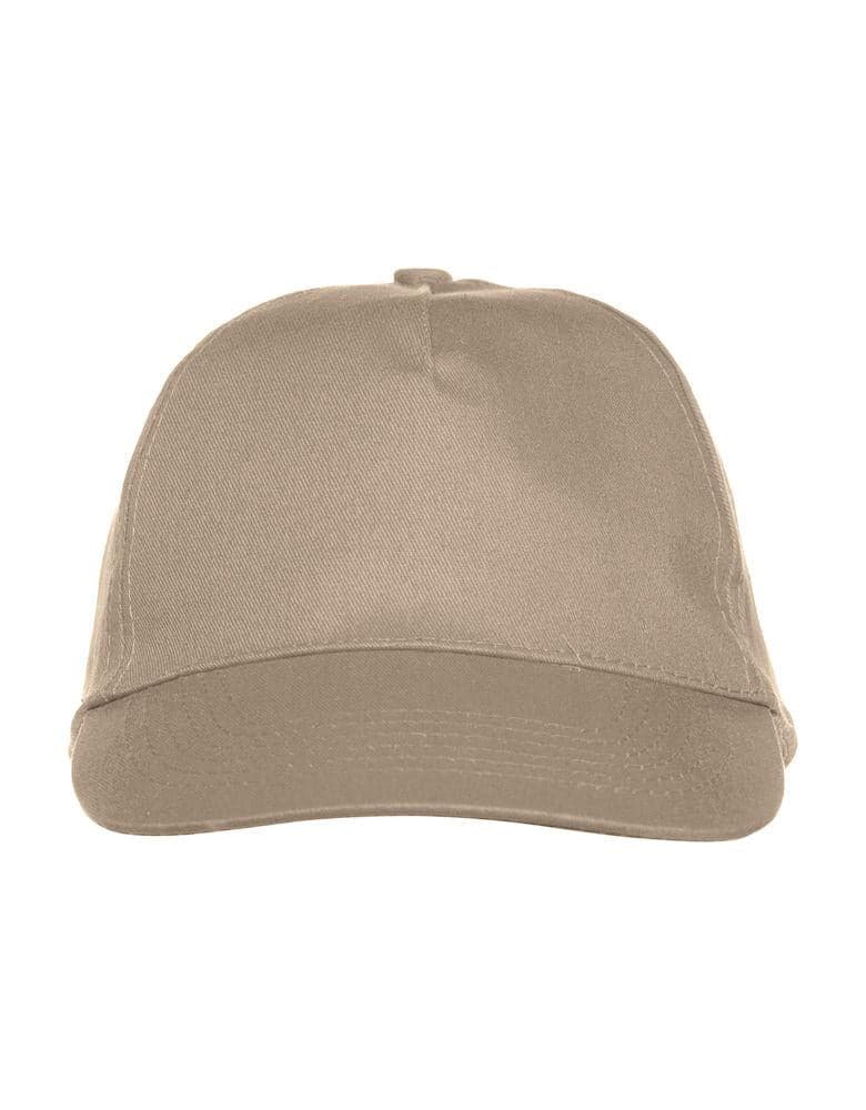 Cappellino Texas Beige Cappellino 5 Pannelli Chiusura Velcro - 2